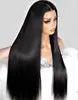 Glueless Bone Straight Hair HD Lace Frontal Wig 180 Density Wholesale Cheap Human Hair Wigs Full Lace Raw Indian Hair Wigs