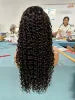 Wholesale Wigs Human Hair Water Wave Lace Front Wigs Hight Quality Single Drawn Human Hair Wigs for Black Women