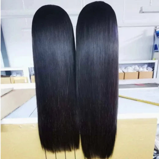 Glueless Bone Straight Hair HD Lace Frontal Wig 180 Density Wholesale Cheap Human Hair Wigs Full Lace Raw Indian Hair Wigs