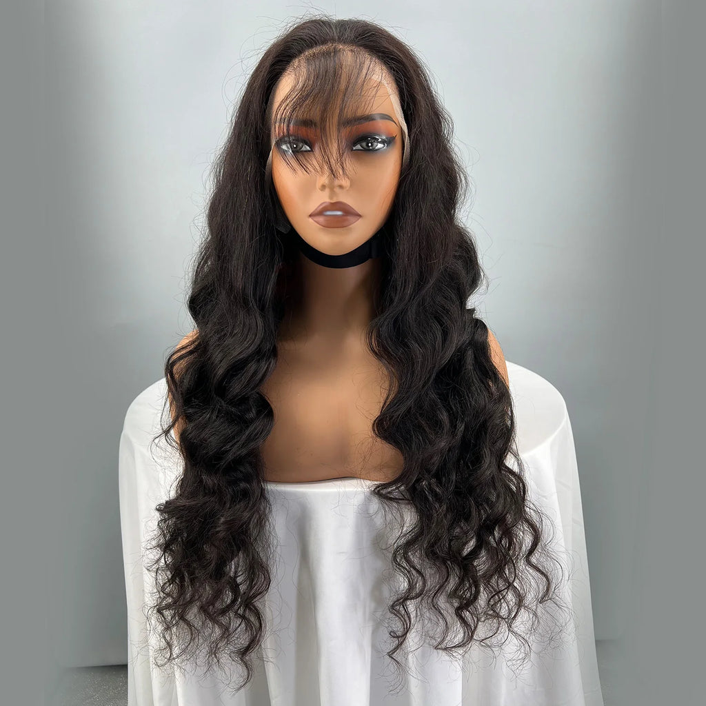 Wholesale Transparent  Lace Front Wig Pre Plucked Raw Human Hair Wigs for Black Women Body Wave Hd Lace Frontal Wigs