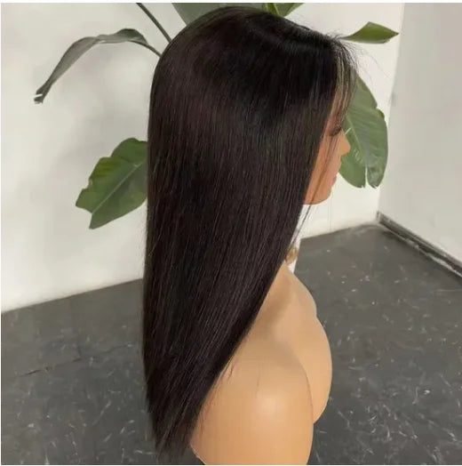 Glueless Bone Straight Hair HD Lace Frontal Wig 180 Density Wholesale Cheap Human Hair Wigs Full Lace Raw Indian Hair Wigs