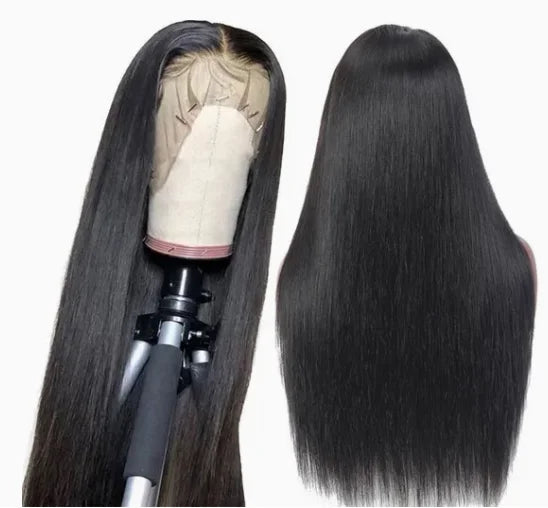Cheap Raw Brazilian Human Hair Lace Front Wig for Us Market 50inches Human Hair Wigs on Promotion Glueless 13X4 Lace Frontal