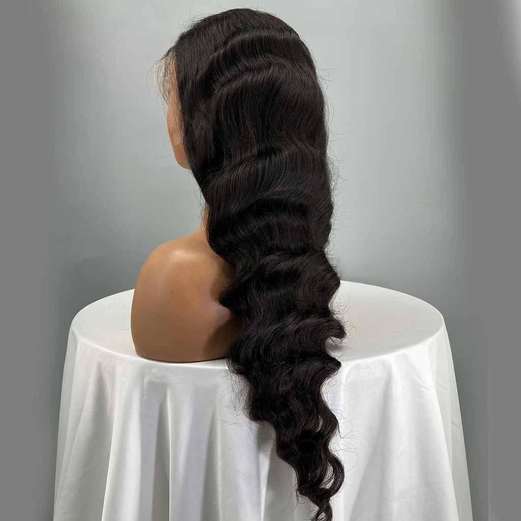 Wholesale Transparent  Lace Front Wig Pre Plucked Raw Human Hair Wigs for Black Women Body Wave Hd Lace Frontal Wigs